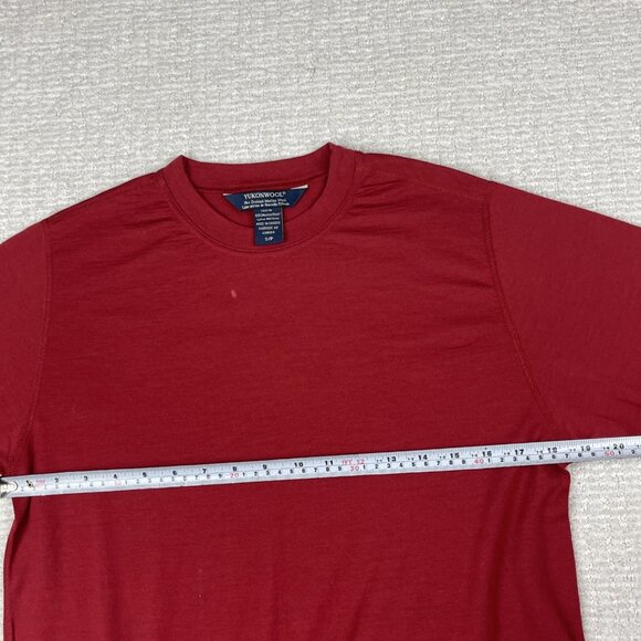 Yukonwool New Zealand 100% Made in Canada Merino Wool Base layer shirt Men S Red - Picture 10 of 16